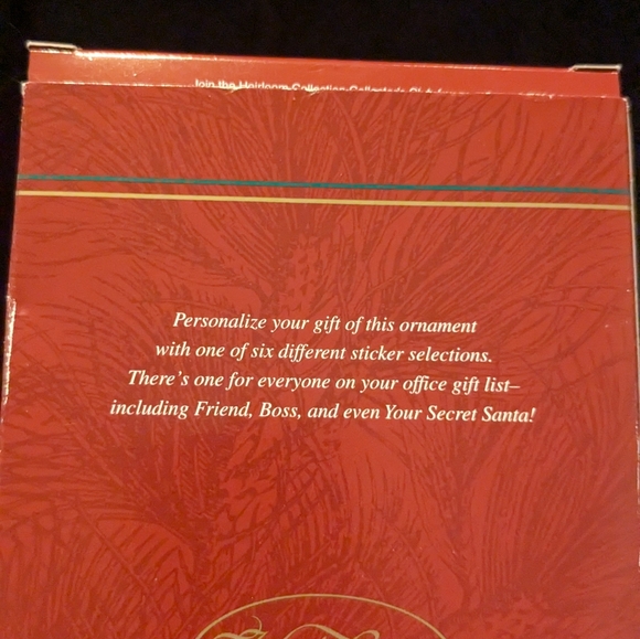 Heirloom Collection Coworker Day Planner Mouse Ornament - Picture 2 of 4